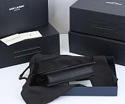 YSL Envelope Shoulder Bag in Black with Black Hardware 19cm - 4