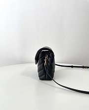 YSL Toy Loulou In Quilted Leather Black & Gold - 20 x 14 x 7.5 cm - 3