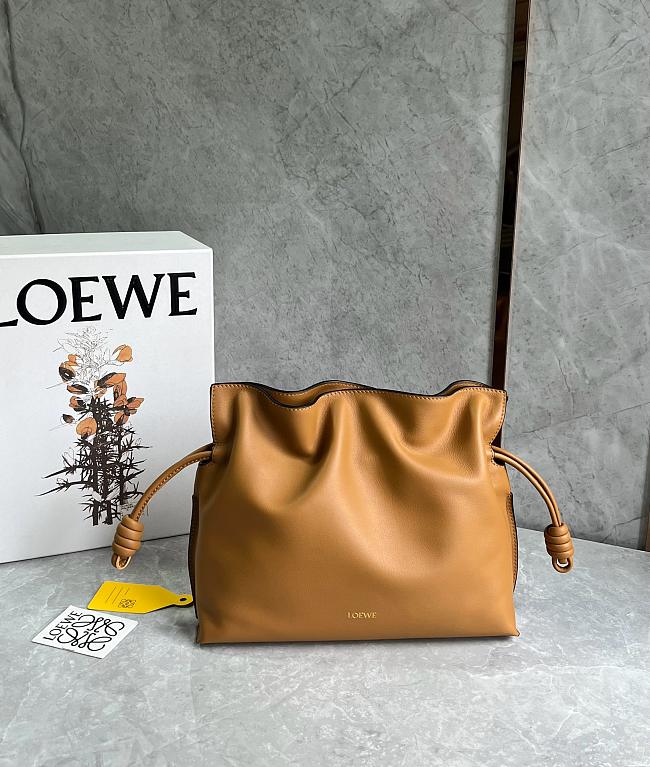 Loewe Medium Flamenco clutch in nappa calfskin - 30x24.5x10.5cm - 1