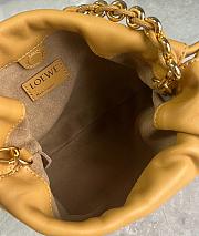 Loewe Mini Flamenco purse in mellow nappa lambskin Sahara - 23x17x5.5cm - 6