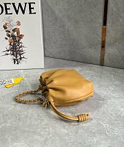 Loewe Mini Flamenco purse in mellow nappa lambskin Sahara - 23x17x5.5cm - 5