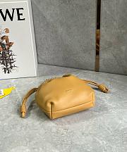 Loewe Mini Flamenco purse in mellow nappa lambskin Sahara - 23x17x5.5cm - 2
