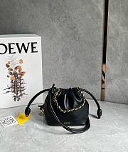 Loewe Mini Flamenco purse in mellow nappa lambskin Black - 23x17x5.5cm - 1