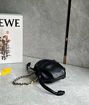 Loewe Mini Flamenco purse in mellow nappa lambskin Black - 23x17x5.5cm - 3