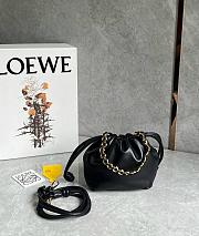 Loewe Mini Flamenco purse in mellow nappa lambskin Black - 23x17x5.5cm - 2
