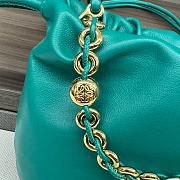 Loewe Mini Flamenco purse in mellow nappa lambskin Deep Turquoise - 23x17x5.5cm - 2