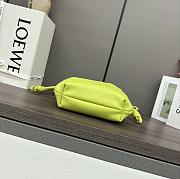 Loewe Mini Flamenco purse in mellow nappa lambskin Bright Green - 23x17x5.5cm - 6