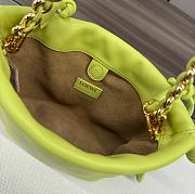 Loewe Mini Flamenco purse in mellow nappa lambskin Bright Green - 23x17x5.5cm - 3
