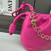 Loewe Mini Flamenco purse in mellow nappa lambskin Pink - 23x17x5.5cm - 4
