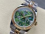 Rolex Day Date Green Flower Watch 31mm 002 - 2