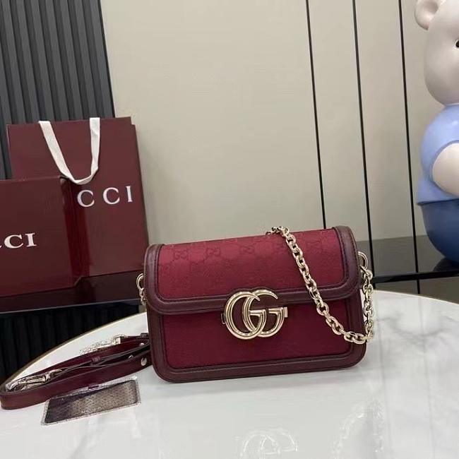 Gucci Go small shoulder bag 826761 black - 21.5cm - 1