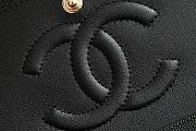 Chanel Flap Bag 25cm Caviar Black Gold Hardware - 3