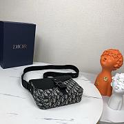 Dior Small Saddle Messenger Beige and Black Bag with Flap - 23 x 17.5 x 6 cm - 6