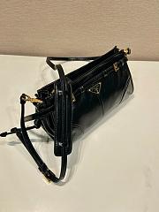 Prada Bonnie Small leather handbag In Black - 26x14x12cm - 4