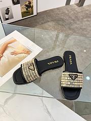 Prada Summer Slippers Black - 6