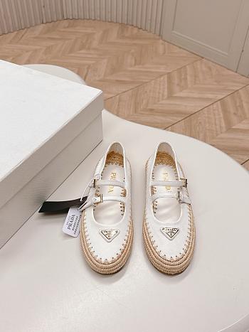 Prada Suede ballerinas ivory