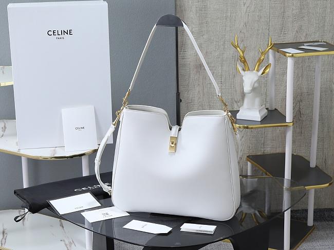 Celine Medium Camille 16 Soft Bag In Smooth Calfskin Rice - 36cm - 1