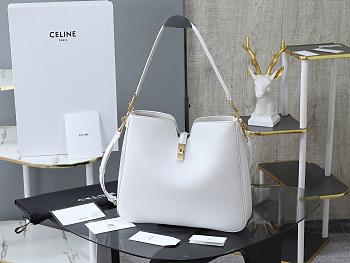 Celine Medium Camille 16 Soft Bag In Smooth Calfskin Rice - 36cm