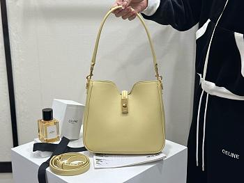 Celine Small Camille 16 Soft Bag In Smooth Calfskin Spring Yellow - 24.5cm