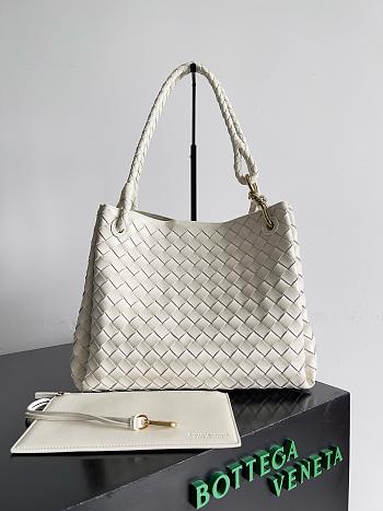 Bottega Veneta Large Parachute Bag Sea salt 30cm