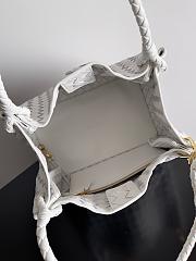 Bottega Veneta Large Parachute Bag White 30cm - 6