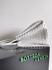 Bottega Veneta Large Parachute Bag White 30cm - 4