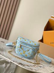 Louis Vuitton M83694 Mini Bumbag Baby Blue - 17 x 12 x 9.5 cm - 1