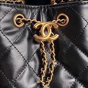 Chanel 25 Small Handbag Shiny Lambskin & Gold-Tone Metal Black 30cm - 3