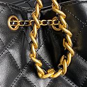 Chanel 25 Small Handbag Shiny Lambskin & Gold-Tone Metal Black 30cm - 2