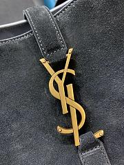 YSL le 5 à 7 bea In Suede Black - 50x28x18cm - 2