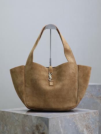 YSL le 5 à 7 bea In Suede Golden leaf - 50x28x18cm