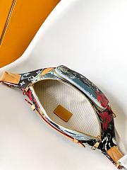Riñonera Rush Louis Vuitton Monogram Surfin' en azul marino - 30x15x8cm - 4