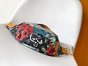 Riñonera Rush Louis Vuitton Monogram Surfin' en azul marino - 30x15x8cm - 3