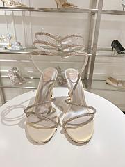 Rene Caovilla Margot Honey Sandal 80 in Gold - 6