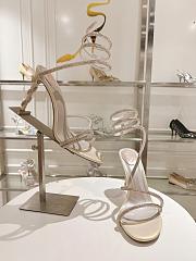Rene Caovilla Margot Honey Sandal 80 in Gold - 5