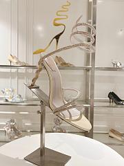 Rene Caovilla Margot Honey Sandal 80 in Gold - 3