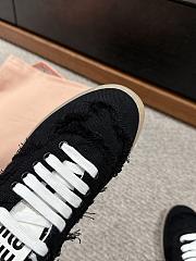 Miu Miu denim sneakers in black - 2