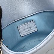 Gucci GG Marmont mini shoulder bag 841290 blue - 17cm - 2