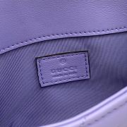 Gucci GG Marmont mini shoulder bag 841290 purple - 17cm - 2