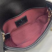 Gucci GG Marmont mini shoulder bag 841290 black - 17cm - 2