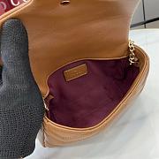 Gucci GG Marmont mini shoulder bag 841290 brown - 17cm - 3