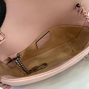 Gucci GG Marmont Super Mini Bag 476433 All Pink - 16.5x10x4.5cm - 5