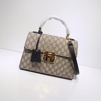 Gucci Padlock Signature Top Handle Bag bee 453188 