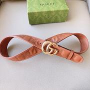 Gucci GG Suemec Belt Brown - 4CM - 6
