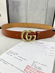 Gucci GG Belt Brown - 4CM - 1