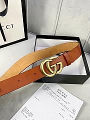Gucci GG Belt Brown - 4CM - 2
