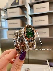 Bvlgari Serpenti Tubogas Watch in Silver & Rose Gold - 6