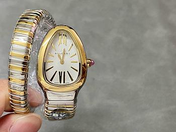 Bvlgari Serpenti Tubogas Watch in Silver & Gold