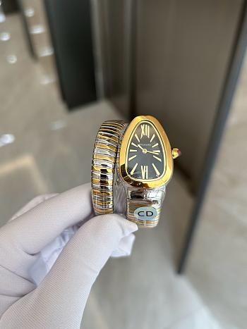 Bvlgari Serpenti Tubogas Watch in Silver & Gold 02