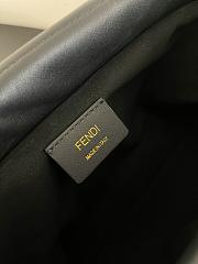 Fendi Mamma Baguette Medium black nappa leather bag - 26.5 cm - 6
